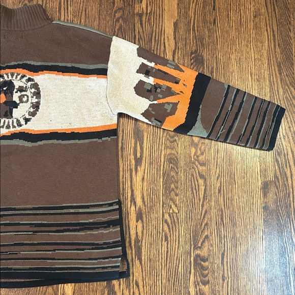 Vintage 90s GSL Knit Wool Maximalist Sweater - Picture 15 of 16